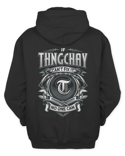 THNGCHAY AP81-K4-626 - Personalized Ahmed Quote Apparel “If Ahmed Can't Fix It, No One Can” - Unisex Hoodie - Black