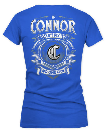 CONNOR AP81-K4-626 - Personalized Ahmed Quote Apparel “If Ahmed Can't Fix It, No One Can” - Women's V-Neck T-Shirt - Royal