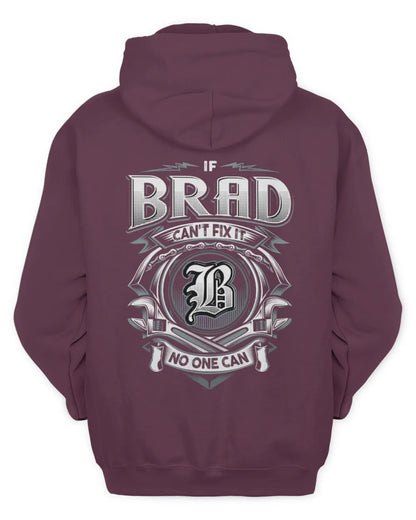 BRAD AP81-K4-626 - Personalized Ahmed Quote Apparel “If Ahmed Can't Fix It, No One Can” - Unisex Hoodie - Maroon