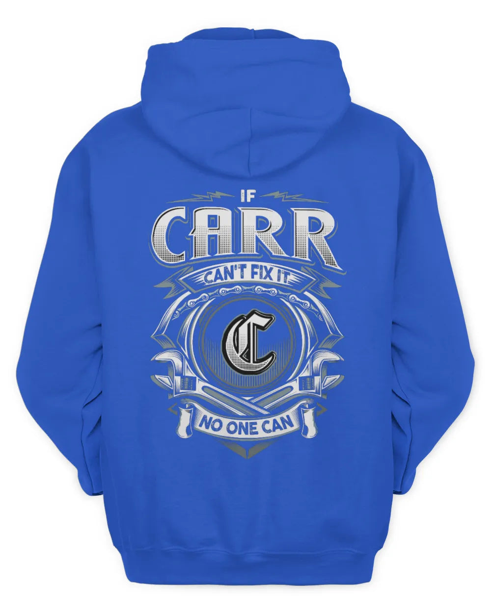 CARR AP81-K4-626 - Personalized Ahmed Quote Apparel “If Ahmed Can't Fix It, No One Can” - Unisex Hoodie - Royal