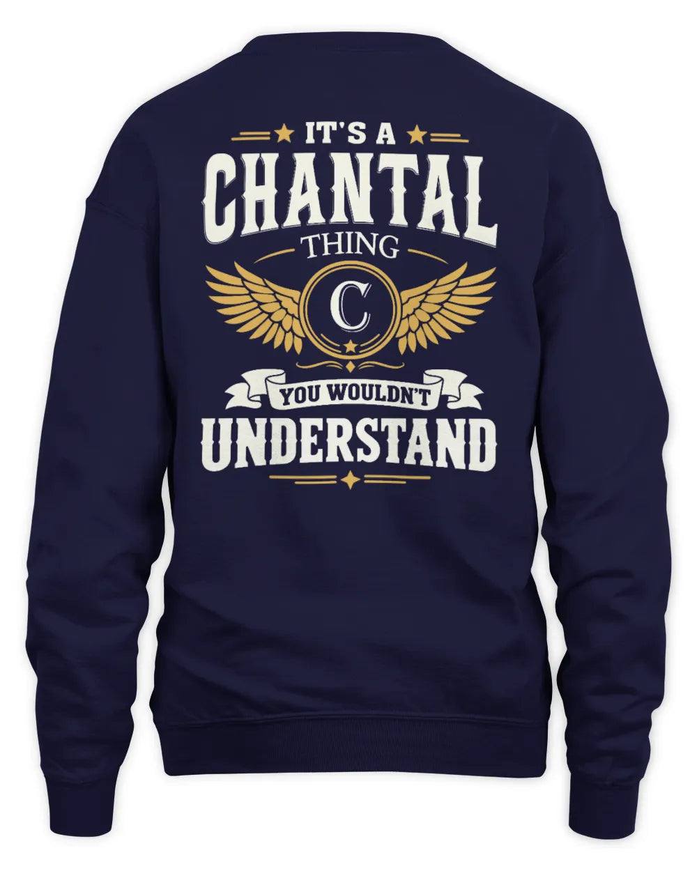 CHANTAL KT06-M008 It’s a [NAME] Thing – You Wouldn’t Understand | Personalized Vintage T-Shirt - Unisex Sweatshirt - Navy