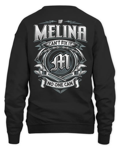 MELINA AP81-K4-626 - Personalized Ahmed Quote Apparel “If Ahmed Can't Fix It, No One Can” - Unisex Sweatshirt - Black