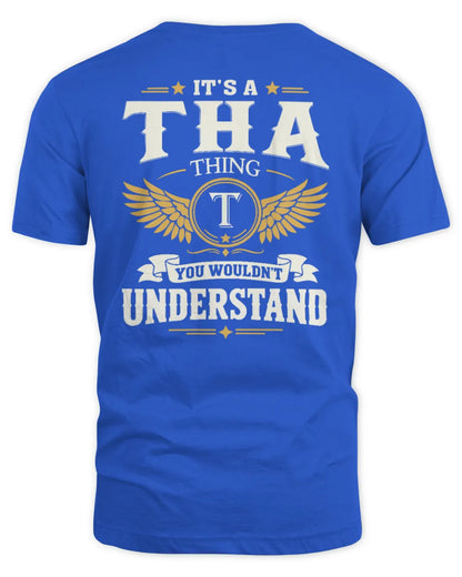 THA KT06-M008 It’s a [NAME] Thing – You Wouldn’t Understand | Personalized Vintage T-Shirt - Unisex Standard T-Shirt - Royal