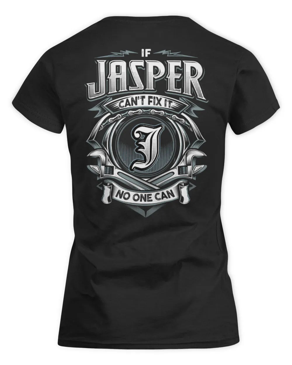 JASPER AP81-K4-626 - Personalized Ahmed Quote Apparel “If Ahmed Can't Fix It, No One Can” - Women's Standard T-Shirt - Black
