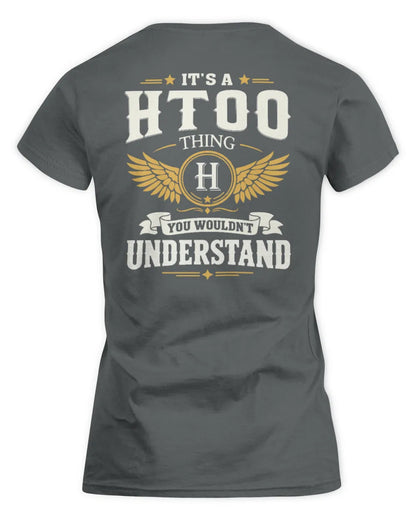 HTOO KT06-M008 It’s a [NAME] Thing – You Wouldn’t Understand | Personalized Vintage T-Shirt - Women's Standard T-Shirt - Charcoal