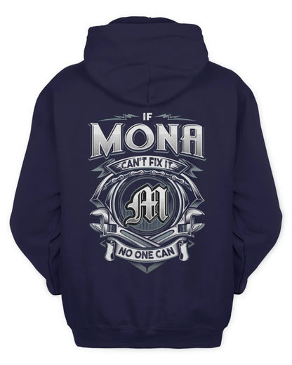 MONA AP81-K4-626 - Personalized Ahmed Quote Apparel “If Ahmed Can't Fix It, No One Can” - Unisex Hoodie - Navy