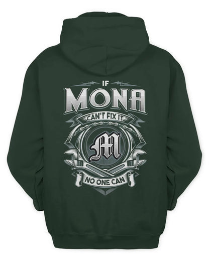 MONA AP81-K4-626 - Personalized Ahmed Quote Apparel “If Ahmed Can't Fix It, No One Can” - Unisex Hoodie - Forest Green