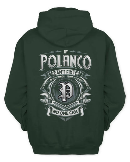 POLANCO AP81-K4-626 - Personalized Ahmed Quote Apparel “If Ahmed Can't Fix It, No One Can” - Unisex Hoodie - Forest Green