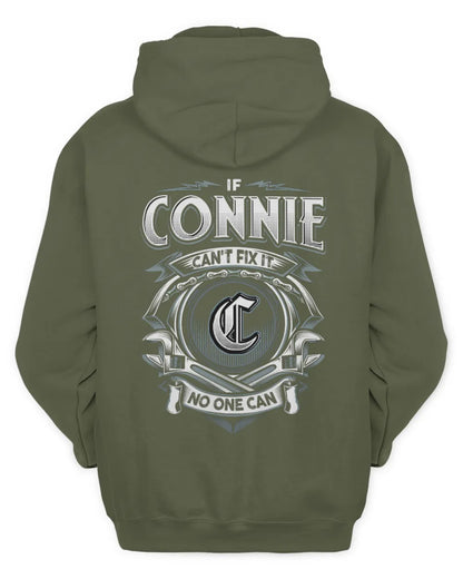 CONNIE AP81-K4-626 - Personalized Ahmed Quote Apparel “If Ahmed Can't Fix It, No One Can” - Unisex Hoodie - Military Green