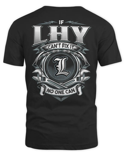 LHY AP81-K4-626 - Personalized Ahmed Quote Apparel “If Ahmed Can't Fix It, No One Can” - Unisex Standard T-Shirt - Black