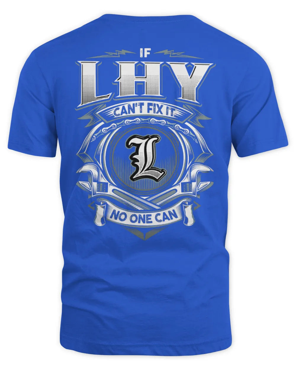 LHY AP81-K4-626 - Personalized Ahmed Quote Apparel “If Ahmed Can't Fix It, No One Can” - Unisex Standard T-Shirt - Royal