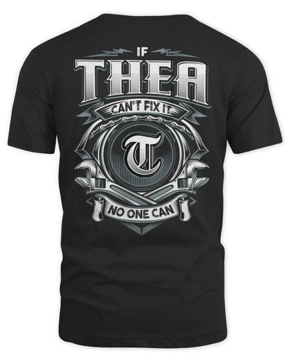 THEA AP81-K4-626 - Personalized Ahmed Quote Apparel “If Ahmed Can't Fix It, No One Can” - Unisex Standard T-Shirt - Black