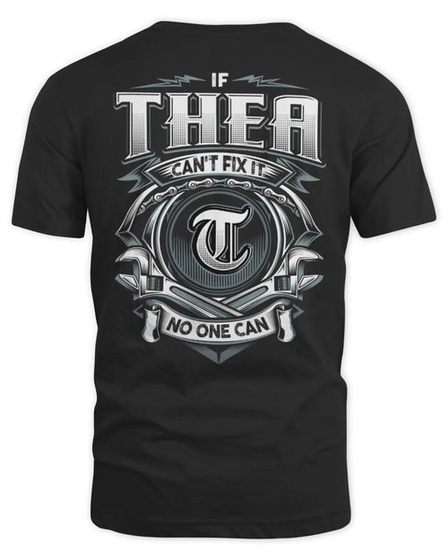 THEA AP81-K4-626 - Personalized Ahmed Quote Apparel “If Ahmed Can't Fix It, No One Can” - Unisex Standard T-Shirt - Black