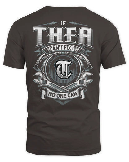 THEA AP81-K4-626 - Personalized Ahmed Quote Apparel “If Ahmed Can't Fix It, No One Can” - Unisex Standard T-Shirt - Dark Chocolate