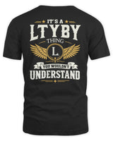 LTYBY KT06-M008 It’s a [NAME] Thing – You Wouldn’t Understand | Personalized Vintage T-Shirt - Unisex Standard T-Shirt - Black