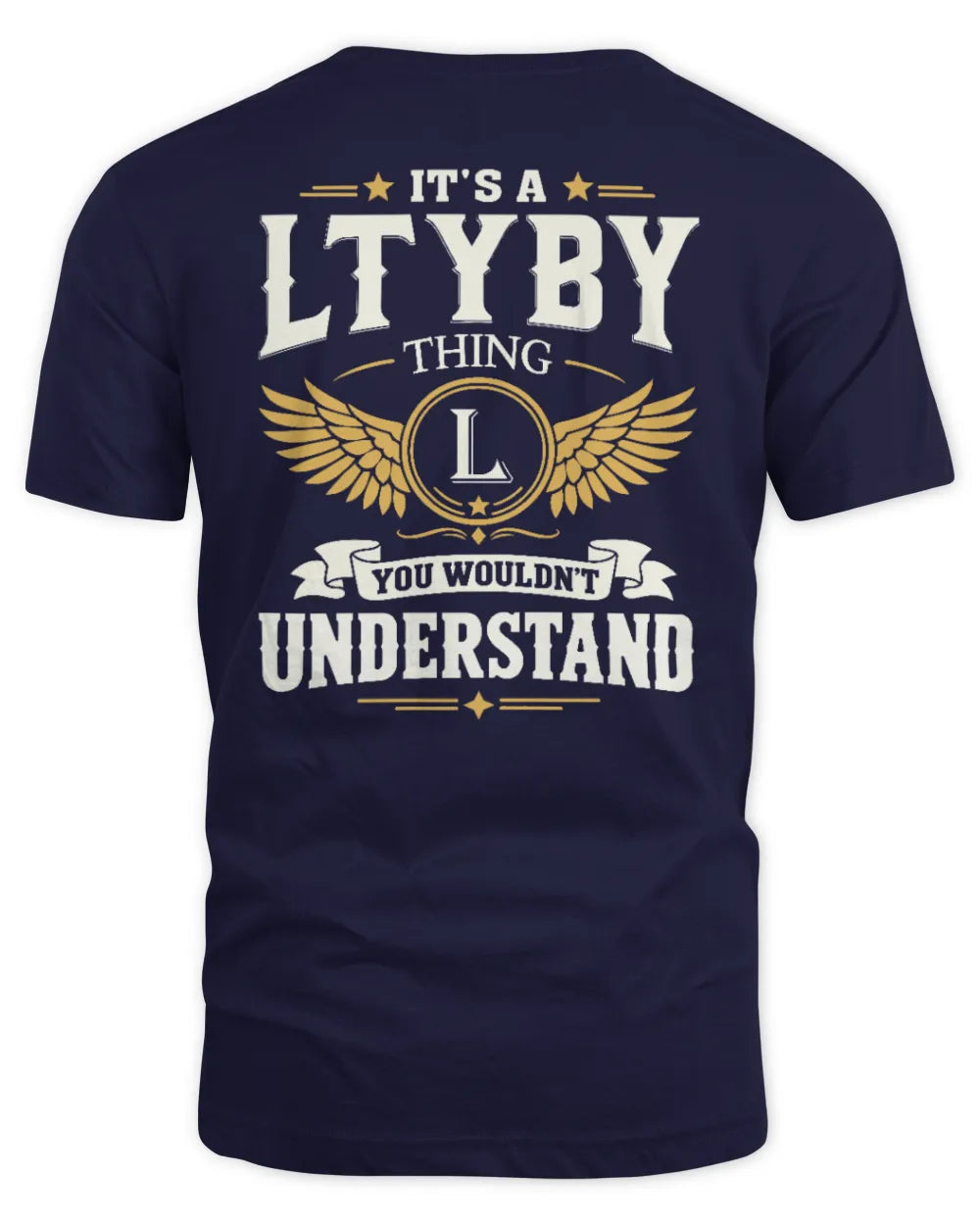 LTYBY KT06-M008 It’s a [NAME] Thing – You Wouldn’t Understand | Personalized Vintage T-Shirt - Unisex Standard T-Shirt - Navy