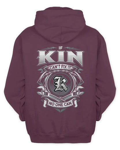 KIN AP81-K4-626 - Personalized Ahmed Quote Apparel “If Ahmed Can't Fix It, No One Can” - Unisex Hoodie - Maroon