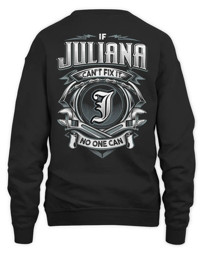 JULIANA AP81-K4-626 - Personalized Ahmed Quote Apparel “If Ahmed Can't Fix It, No One Can” - Unisex Sweatshirt - Black