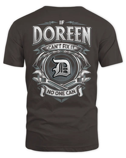DOREEN AP81-K4-626 - Personalized Ahmed Quote Apparel “If Ahmed Can't Fix It, No One Can” - Unisex Standard T-Shirt - Dark Chocolate