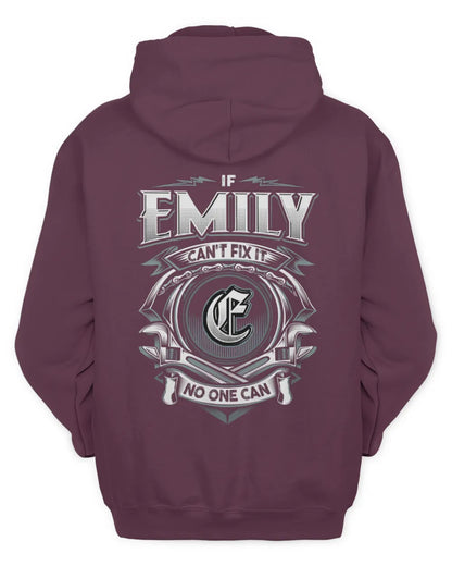 EMILY AP81-K4-626 - Personalized Ahmed Quote Apparel “If Ahmed Can't Fix It, No One Can” - Unisex Hoodie - Maroon