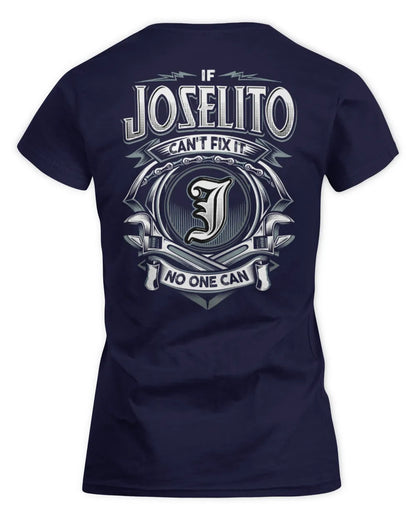 JOSELITO AP81-K4-626 - Personalized Ahmed Quote Apparel “If Ahmed Can't Fix It, No One Can” - Women's Standard T-Shirt - Navy