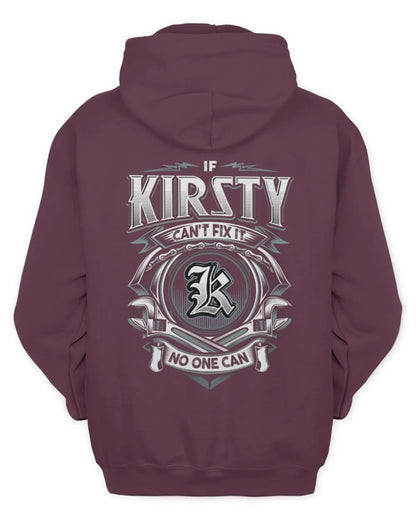 KIRSTY AP81-K4-626 - Personalized Ahmed Quote Apparel “If Ahmed Can't Fix It, No One Can” - Unisex Hoodie - Maroon