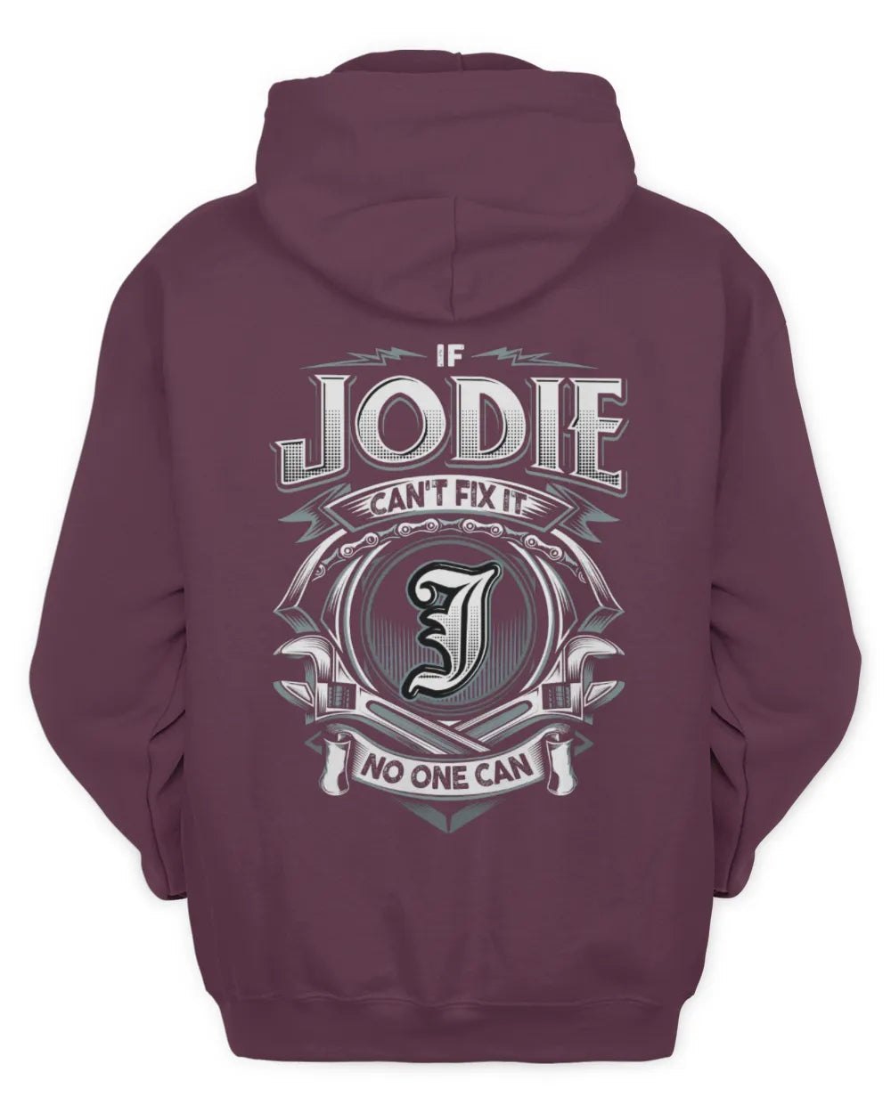 JODIE AP81-K4-626 - Personalized Ahmed Quote Apparel “If Ahmed Can't Fix It, No One Can” - Unisex Hoodie - Maroon