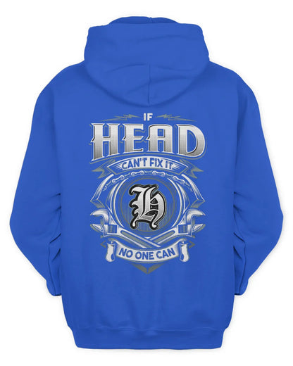 HEAD AP81-K4-626 - Personalized Ahmed Quote Apparel “If Ahmed Can't Fix It, No One Can” - Unisex Hoodie - Royal