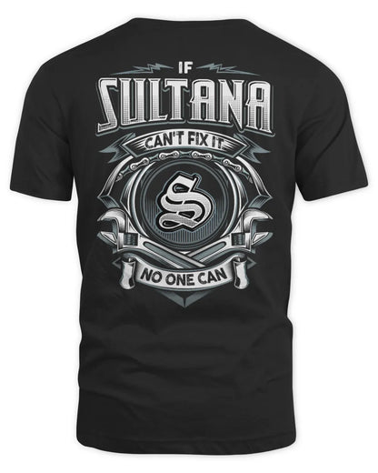 SULTANA AP81-K4-626 - Personalized Ahmed Quote Apparel “If Ahmed Can't Fix It, No One Can” - Unisex Standard T-Shirt - Black
