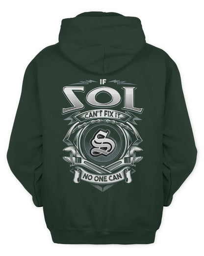 SOL AP81-K4-626 - Personalized Ahmed Quote Apparel “If Ahmed Can't Fix It, No One Can” - Unisex Hoodie - Forest Green