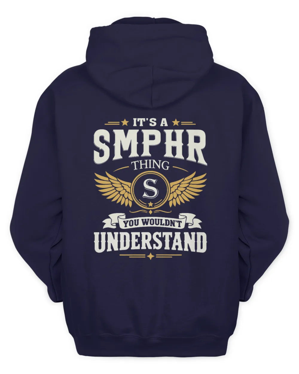 SMPHR KT06-M008 It’s a [NAME] Thing – You Wouldn’t Understand | Personalized Vintage T-Shirt - Unisex Hoodie - Navy