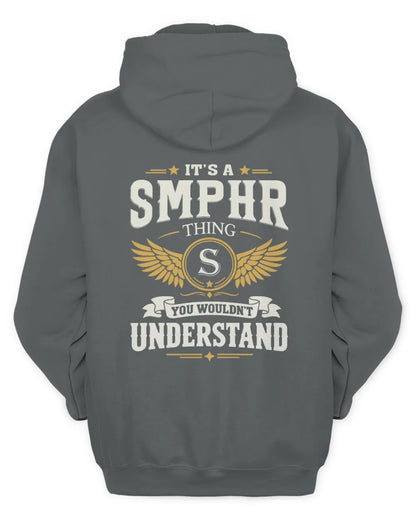 SMPHR KT06-M008 It’s a [NAME] Thing – You Wouldn’t Understand | Personalized Vintage T-Shirt - Unisex Hoodie - Charcoal