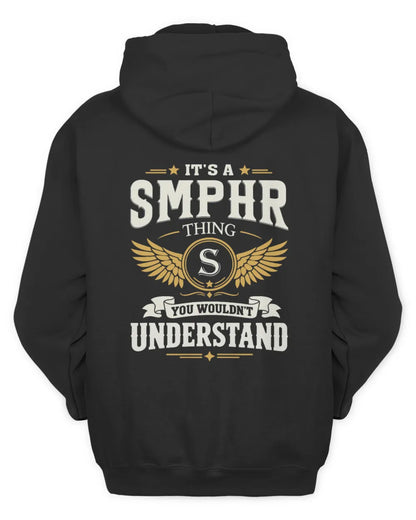 SMPHR KT06-M008 It’s a [NAME] Thing – You Wouldn’t Understand | Personalized Vintage T-Shirt - Unisex Hoodie - Black