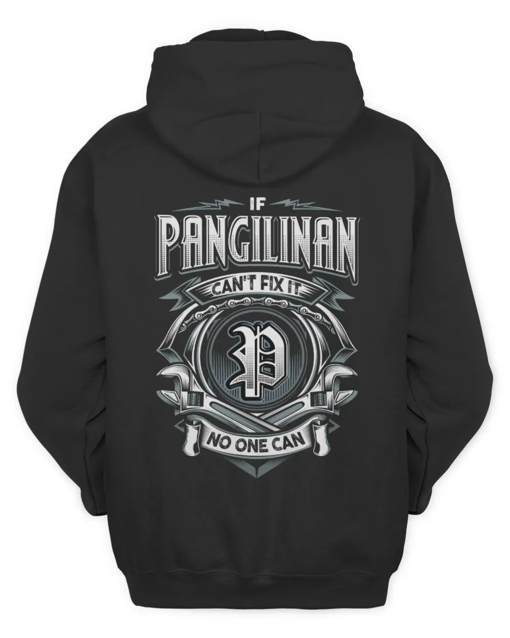 PANGILINAN AP81-K4-626 - Personalized Ahmed Quote Apparel “If Ahmed Can't Fix It, No One Can” - Unisex Hoodie - Black