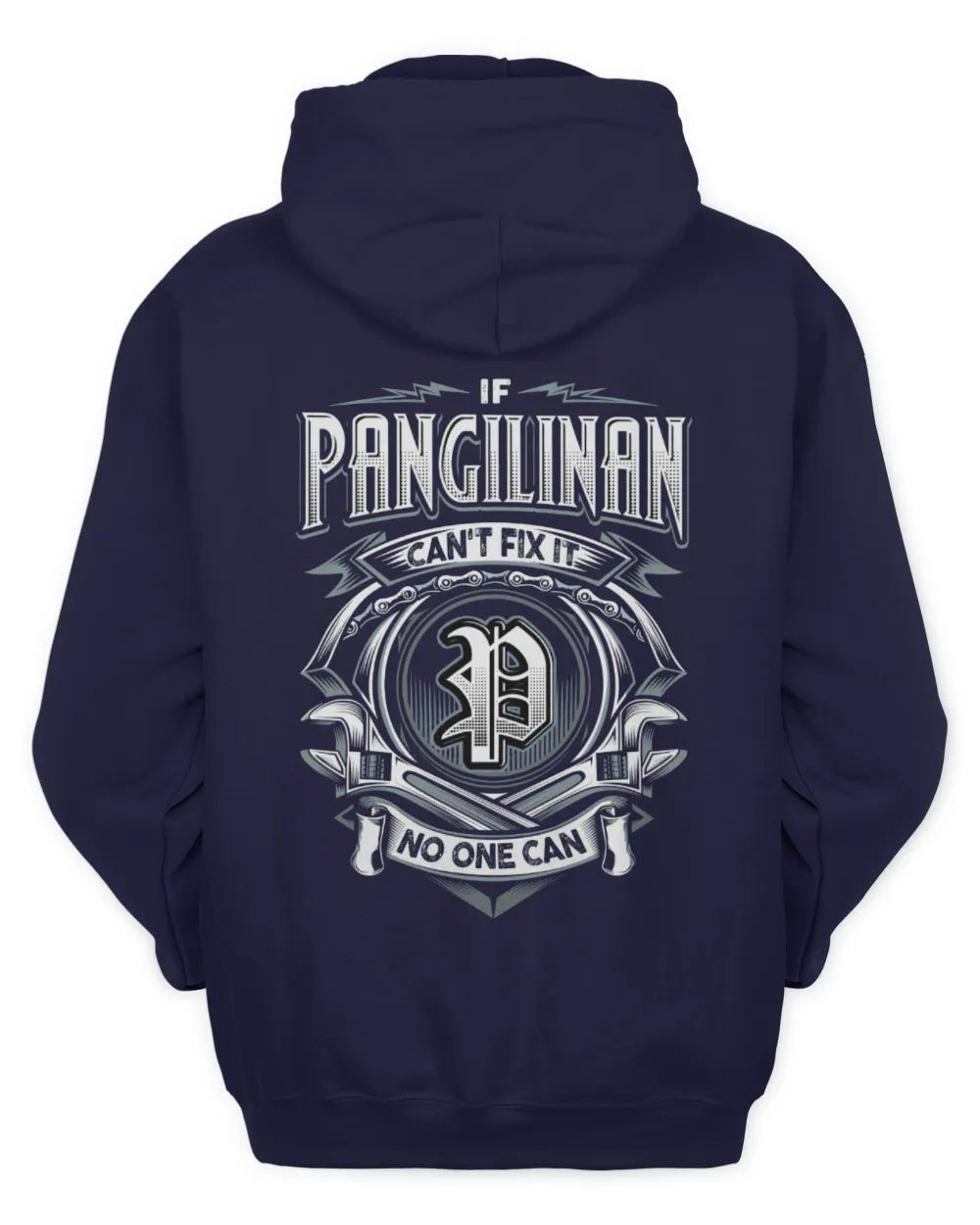 PANGILINAN AP81-K4-626 - Personalized Ahmed Quote Apparel “If Ahmed Can't Fix It, No One Can” - Unisex Hoodie - Navy