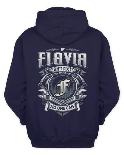 FLAVIA AP81-K4-626 - Personalized Ahmed Quote Apparel “If Ahmed Can't Fix It, No One Can” - Unisex Hoodie - Navy