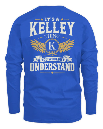 KELLEY KT06-M008 It’s a [NAME] Thing – You Wouldn’t Understand | Personalized Vintage T-Shirt - Men's Long Sleeved T-Shirt - Royal