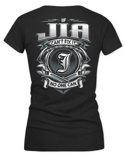 JIA AP81-K4-626 - Personalized Ahmed Quote Apparel “If Ahmed Can't Fix It, No One Can” - Women's V-Neck T-Shirt - Black