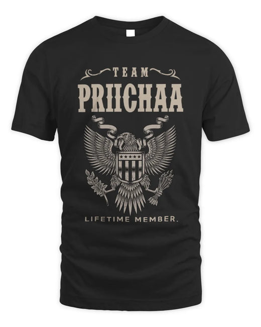 PRIICHAA TP06-K82 – Personalized Classic Style Apparel “Team NAME Lifetime Member”