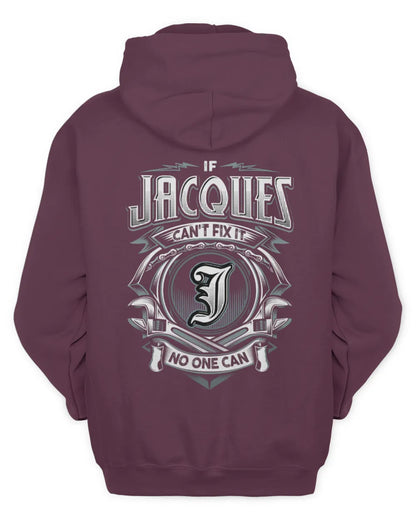 JACQUES AP81-K4-626 - Personalized Ahmed Quote Apparel “If Ahmed Can't Fix It, No One Can” - Unisex Hoodie - Maroon