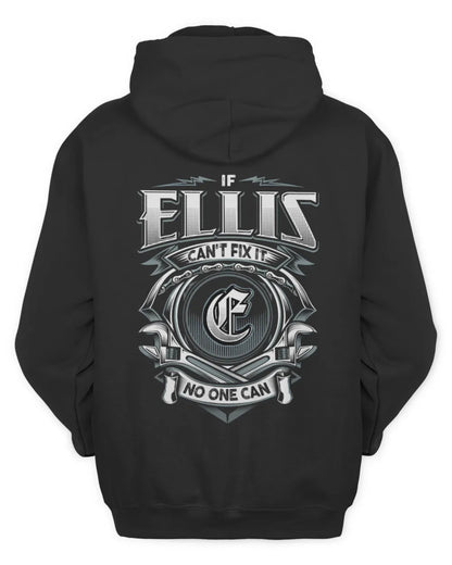 ELLIS AP81-K4-626 - Personalized Ahmed Quote Apparel “If Ahmed Can't Fix It, No One Can” - Unisex Hoodie - Black