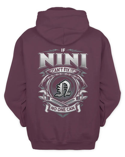 NINI AP81-K4-626 - Personalized Ahmed Quote Apparel “If Ahmed Can't Fix It, No One Can” - Unisex Hoodie - Maroon