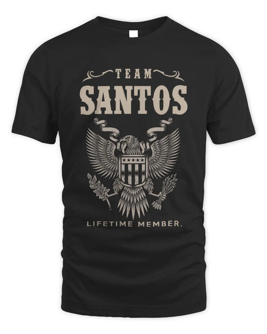 SANTOS TP06-K82 – Personalized Classic Style Apparel “Team NAME Lifetime Member”