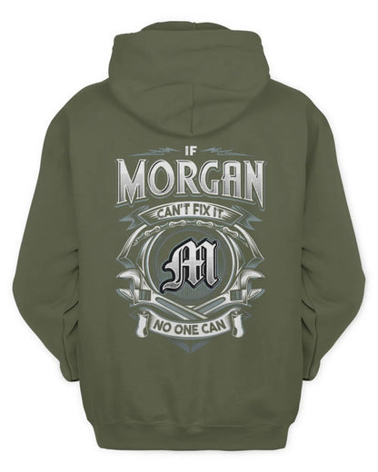 MORGAN AP81-K4-626 - Personalized Ahmed Quote Apparel “If Ahmed Can't Fix It, No One Can” - Unisex Hoodie - Military Green