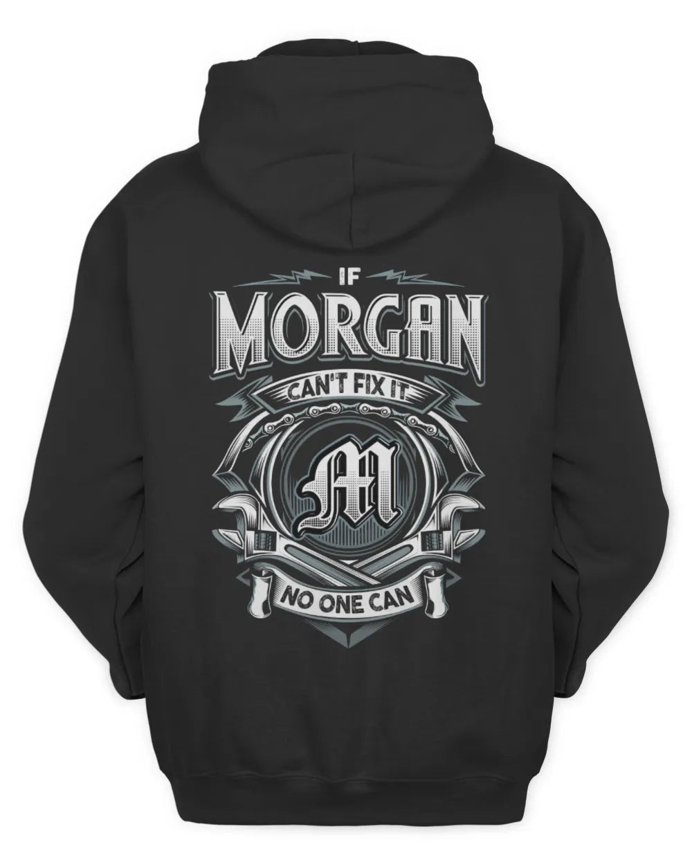 MORGAN AP81-K4-626 - Personalized Ahmed Quote Apparel “If Ahmed Can't Fix It, No One Can” - Unisex Hoodie - Black