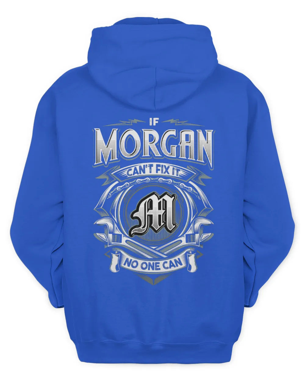 MORGAN AP81-K4-626 - Personalized Ahmed Quote Apparel “If Ahmed Can't Fix It, No One Can” - Unisex Hoodie - Royal