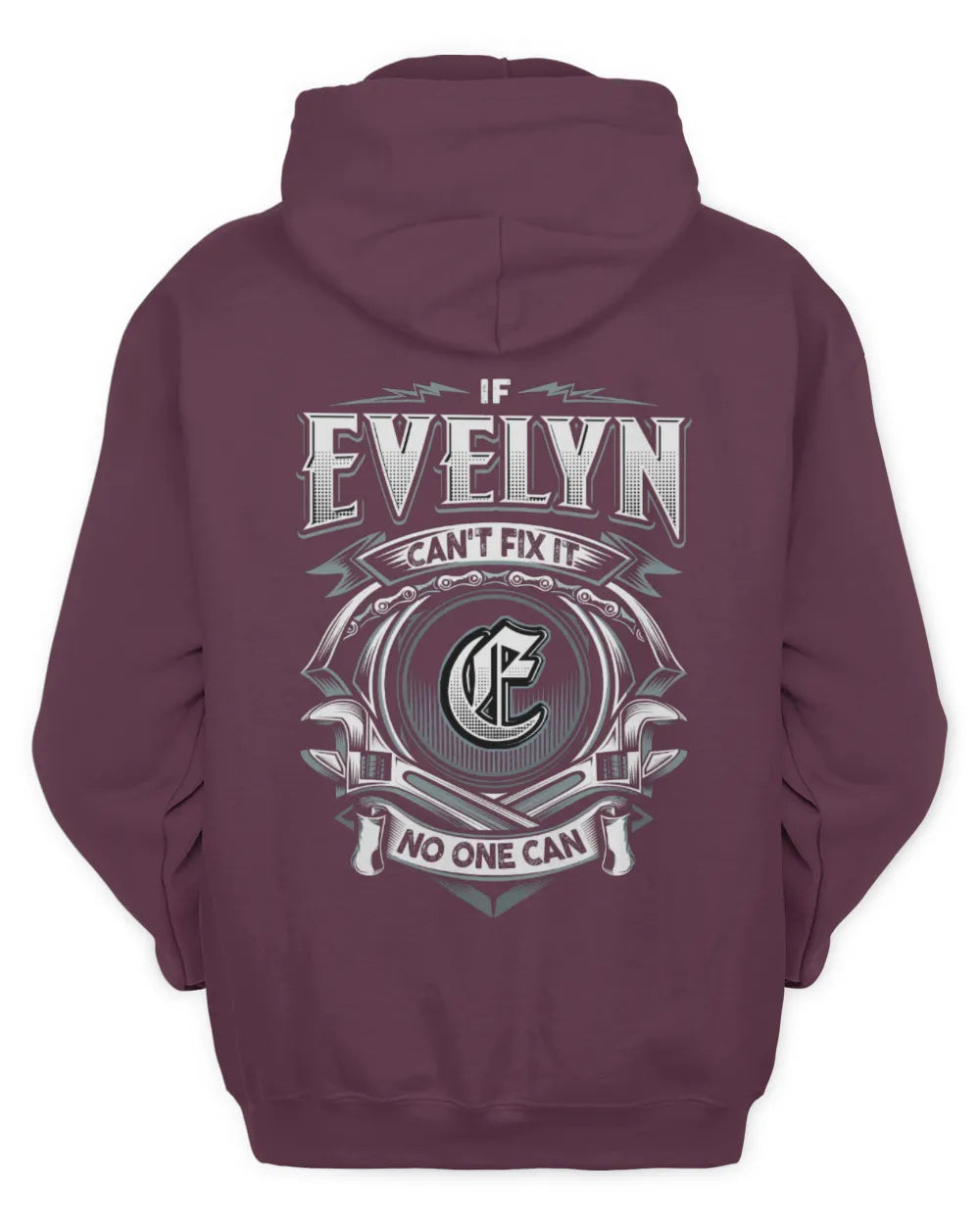 EVELYN AP81-K4-626 - Personalized Ahmed Quote Apparel “If Ahmed Can't Fix It, No One Can” - Unisex Hoodie - Maroon