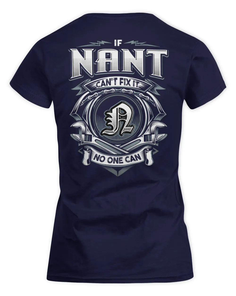 NANT AP81-K4-626 - Personalized Ahmed Quote Apparel “If Ahmed Can't Fix It, No One Can” - Women's Standard T-Shirt - Navy