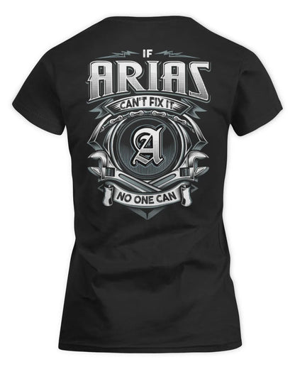 ARIAS AP81-K4-626 - Personalized Ahmed Quote Apparel “If Ahmed Can't Fix It, No One Can” - Women's Standard T-Shirt - Black