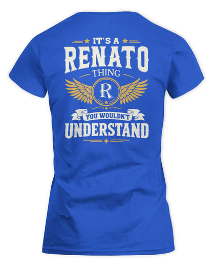 RENATO KT06-M008 It’s a [NAME] Thing – You Wouldn’t Understand | Personalized Vintage T-Shirt - Women's Standard T-Shirt - Royal